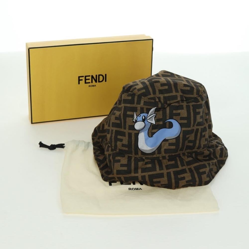 Fendi Zucca Bucket Fendi x Frgmt x Pokemon Hat Black